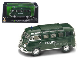 1962 Volkswagen Microbus Van Bus Orange/Purple 1/43 Diecast