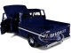 1966 Chevrolet C10 Fleetside Pickup Truck Blue 1/24 Diecast Car Model Motormax 73355