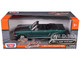 1964 1/2 Ford Mustang Convertible Green 1/24 Diecast Model Car Motormax 73212