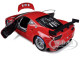 Ferrari 458 Italia GT2 Red Presentation Version Elite Edition 1/18 Diecast Model Car Hotwheels X2860