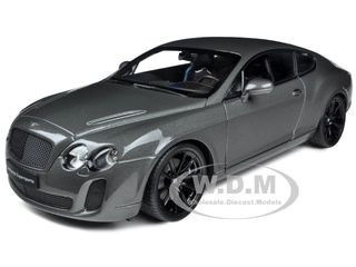 Bentley Continental Supersports Coupe Grey 1/18 Diecast Model Car Welly 18038