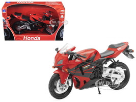 2006 Honda CBR600R Red Motorcycle 1/12 Diecast Model New Ray 42603