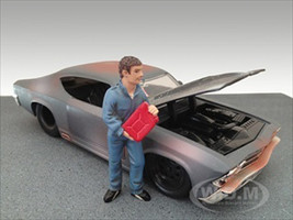Mechanic Dan Figurine for 1/24 Scale Model Car American Diorama 23904