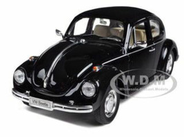 Volkswagen Beetle Black 1/24 1/27 Diecast Model Car Welly 22436