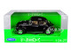 Volkswagen Beetle Black 1/24 1/27 Diecast Model Car Welly 22436