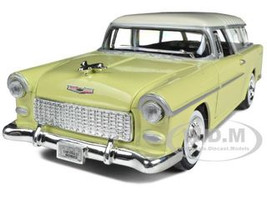 1955 Chevy Nomad Yellow 1/24 Diecast Car Model Motormax 73248
