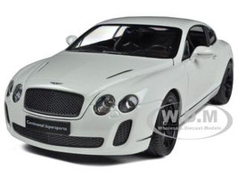 Bentley Continental Supersports White 1/24 Diecast Car Model Welly 24018