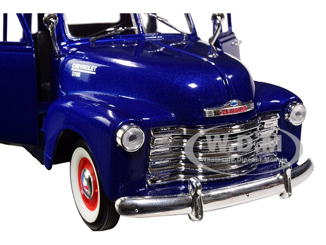 1953 Chevrolet 3100 Pickup Truck Blue 1/24 1/27 Diecast