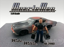 Musclemen Wide Willie Figure For 1:24 Diecast Model Cars American Diorama 24003