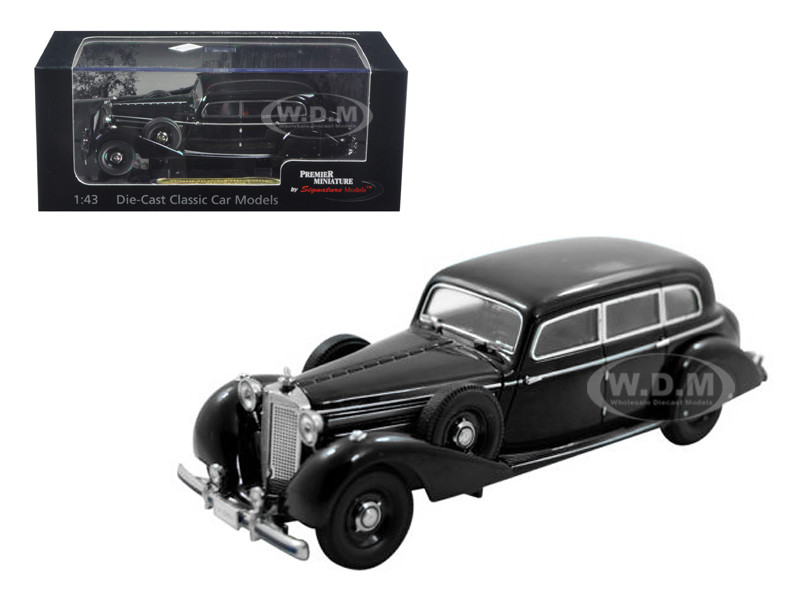 1938 Mercedes 770K Sedan Black 1/43 Diecast Car Model Signature Models 43701