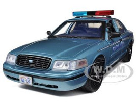 2008 Ford Crown Victoria Twilight Forks, WA Charlie's Police Car from Movie "Twilight" 1/18 Diecast Model Car Greenlight GL12864