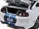 2013 Ford Shelby Cobra GT500 SVT White with Blue Stripes 1/18 Diecast Car Model Shelby Collectibles 394