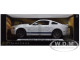 2013 Ford Shelby Cobra GT500 SVT White with Blue Stripes 1/18 Diecast Car Model Shelby Collectibles 394
