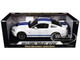2013 Ford Shelby Cobra GT500 SVT White with Blue Stripes 1/18 Diecast Car Model Shelby Collectibles 394
