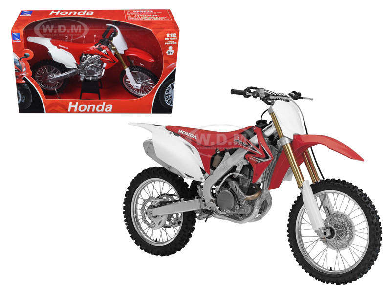 2012 Honda CR 250R Red 1/12 Diecast Motorcycle Model New Ray 57463
