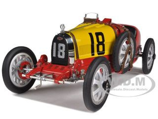 Bugatti T 35 TYPE 35 Grand Prix National Color Project Spain 1/18 Diecast  Model Car by CMC