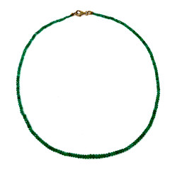 Emerald 14 Karat Gold Necklace 