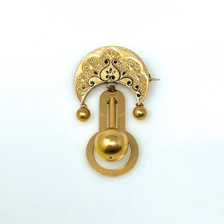 Antique Victorian 12 Karat Gold Brooch