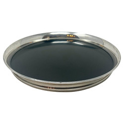 Antique Art Deco American “Gorham” Hallmarked Sterling Silver and Black Lacquer Tray, Circa 1920's.