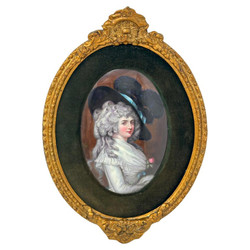 Antique English Minton Porcelain Painting, Signed "F.N. Sutton," Circa 1880-1890.