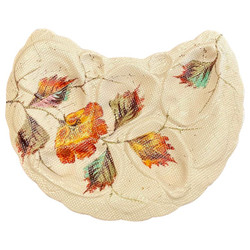 Antique German Crescent-Shaped Porcelain Oyster Plate, Signed "R. S. Prussia," Circa 1900.