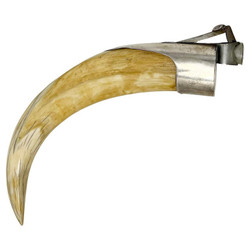 Antique American Sterling Silver and Warthog Tusk Cigar Cutter, Circa 1920-1930.