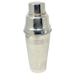 Estate English Birmingham "Gaskell & Chambers" Silver-Plated Cocktail Shaker, Circa 1930.