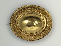 Antique English 15 Karat Gold Brooch