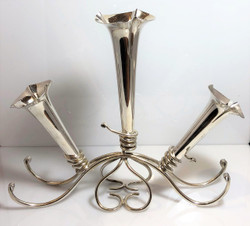 Antique English Sheffield Silver-Plated Epergne, Circa 1900-1910.