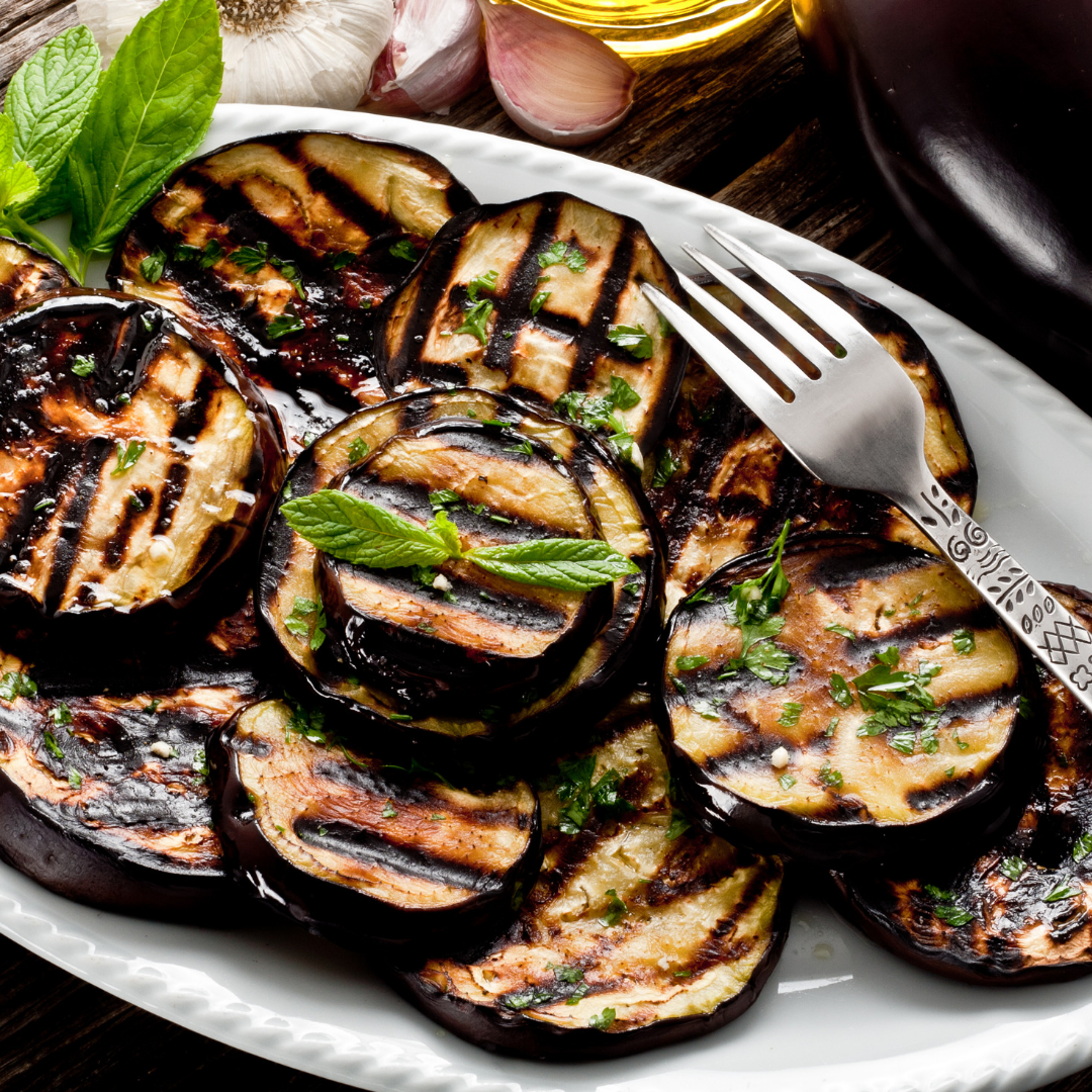 Mediterranean Grilled Eggplant