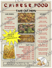 Chinese Food Menu