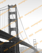 8" x 10" San Francisco Bridge   B&W