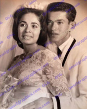 1950 Hispanic Couple Wedding Pic