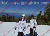 2 Females Skiing Tahoe