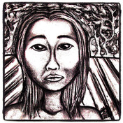 YOUNG GIRL STICKER TK