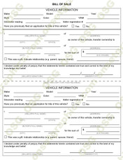 Car Bill Of Sale
