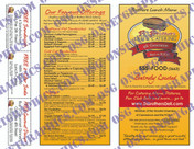 Tri Fold Menu