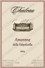 Wine Label - Amorne 