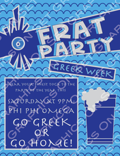 Frat Party Flyer