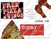 Pizza Party Flyer