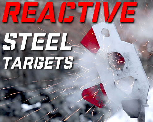 reactive ar500 steel targets and diy steel targets