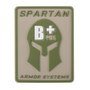 Spartan Armor Systems Blood Type Patch- B+
