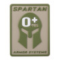 Spartan Armor Systems Blood Type Patch- O+
