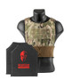 Multi Cam Spartan Armor Systems™ Flex Fused Core™ IIIA Soft Body Armor and Spartan DL Concealment Plate Carrier