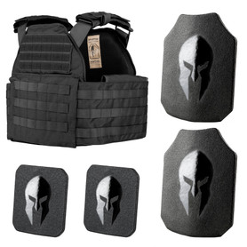 Spartan AR550 Body Armor and Sentinel Plate Carrier Package