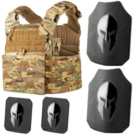 Leonidas AR550 body armor and plate carrier package by Spartan Armor Systems.