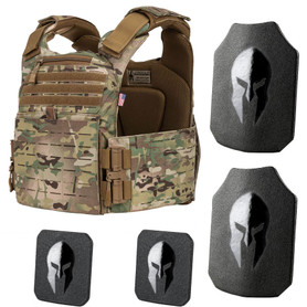 Leonidas Legend Plate Carrier and AR550 Level III  Made In U S A 