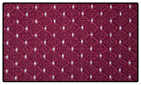 Burgundy Pattern 21-in. Church Chair Fabric Swatch