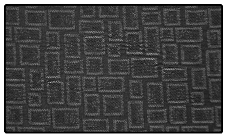Premium Patterned Black Crown Back Banquet Chair Fabric Swatch