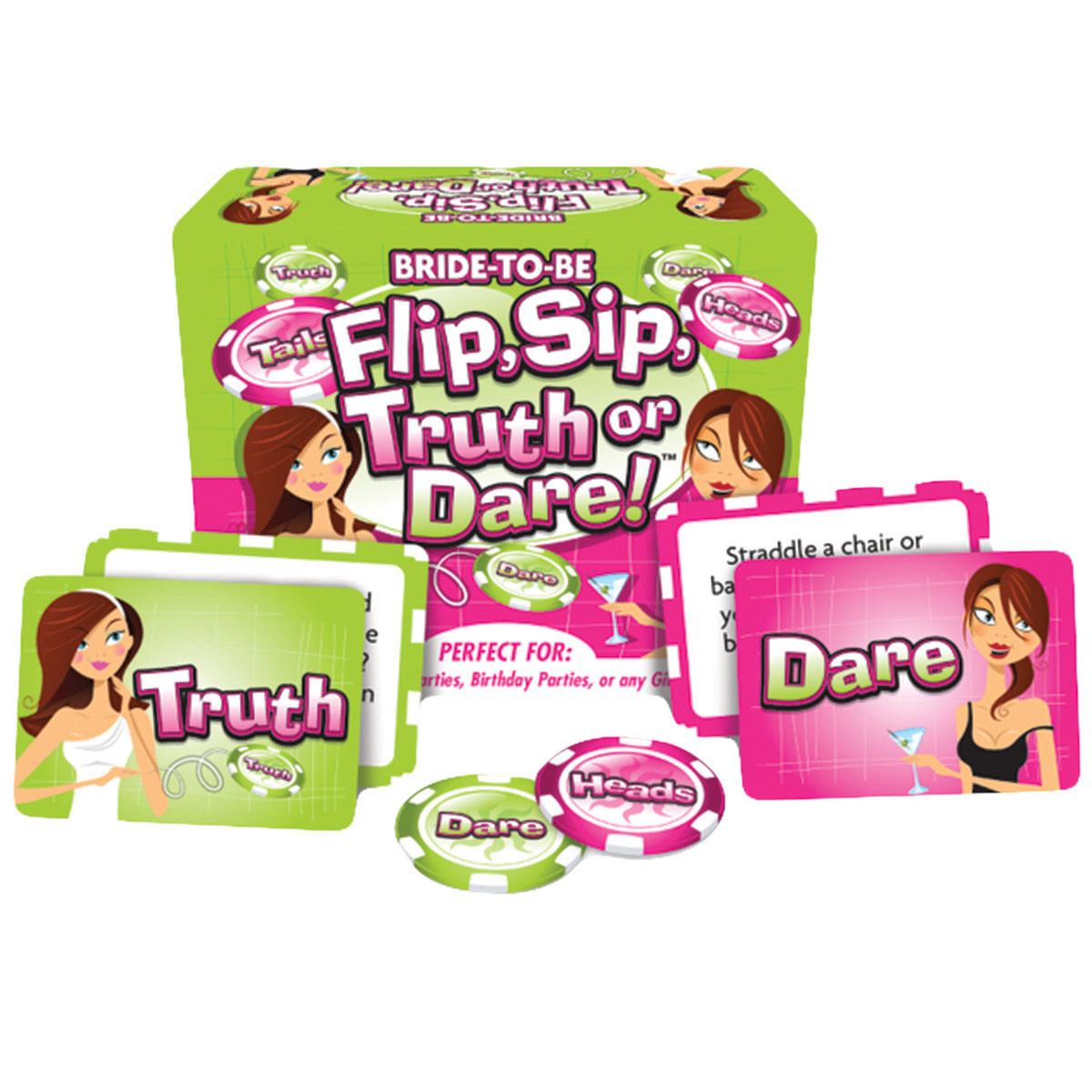 Bride to Be Flip, Sip Truth or Dare Game sinfulniteslingerie